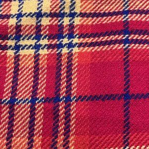 Retro Vintage Wool Fabric 55” x 28” piece